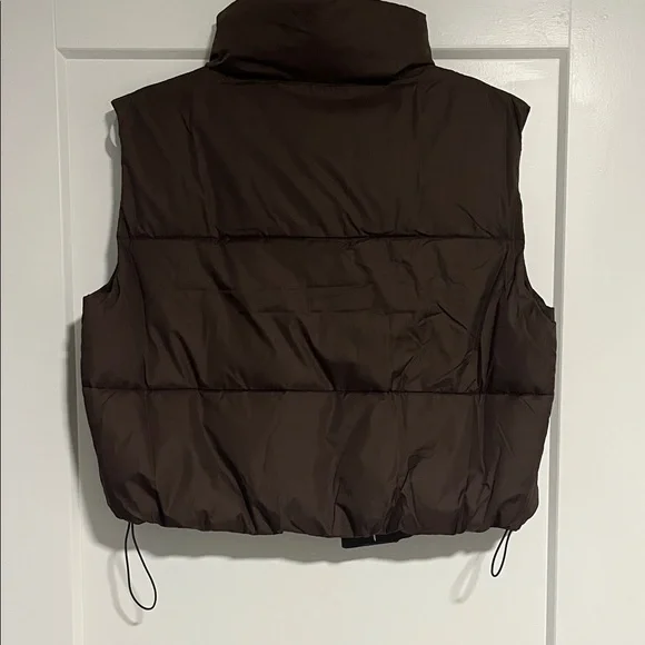 LOFT Brown Puffer Vest - Picture 4 of 4